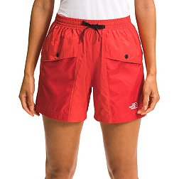 Red Womens Shorts The North Face Shorts The North Face Hydrenaline Recycled Tech Shorts in Slate Rose 