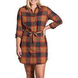Toad&Co Women's Re-Form Flannel Shirt Dress
