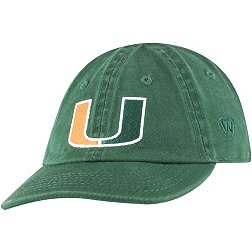 Top of the World Infant Miami Hurricanes Green Iconic Curve Adjustable Hat