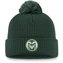 Top of the World Colorado State Rams Green Cuffed Pom Knit Beanie