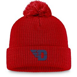 Top of the World Dayton Flyers Red Cuffed Pom Knit Beanie