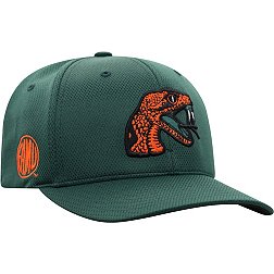 Top of the World Men's Florida A&M Rattlers Green Reflex Stretch Fit Hat