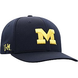 Top of the World Men's Michigan Wolverines Blue Reflex Stretch Fit Hat