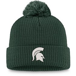 Top of the World Michigan State Spartans Green Cuffed Pom Knit Beanie