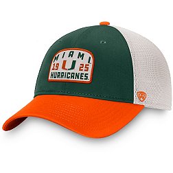 Top of the World Men's Miami Hurricanes Green Inherit Trucker Hat