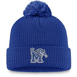 Top of the World Memphis Tigers Blue Cuffed Pom Knit Beanie