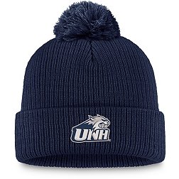 Top of the World New Hampshire Wildcats Blue Cuffed Pom Knit Beanie