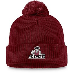 Top of the World New Mexico State Aggies Crimson Cuffed Pom Knit Beanie