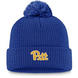 Top of the World Pitt Panthers Blue Cuffed Pom Knit Beanie