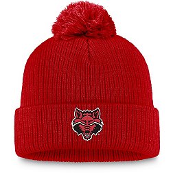Top of the World Arkansas State Red Wolves Scarlet Cuffed Pom Knit Beanie