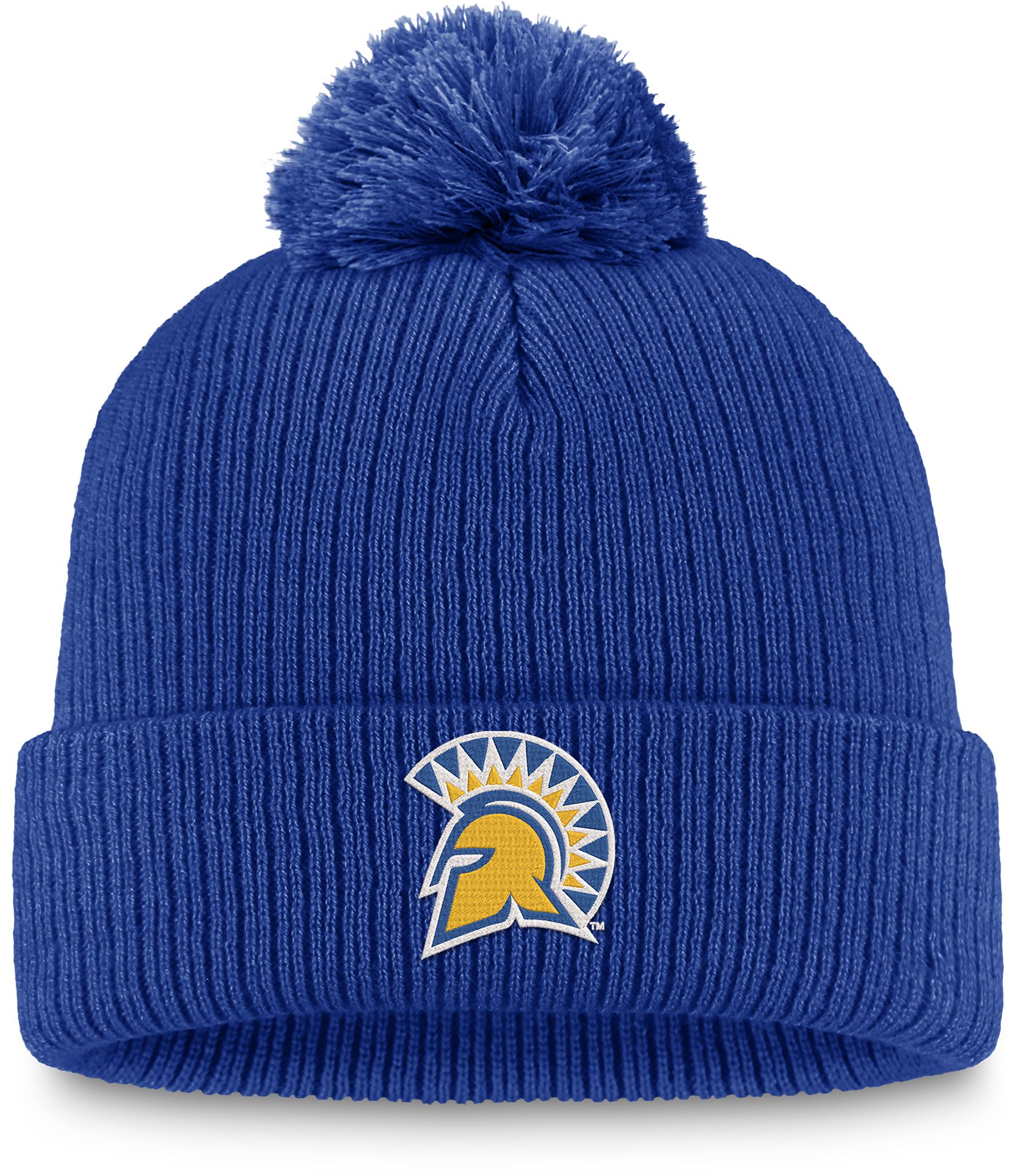 Top of the World San Jose State  Spartans Blue Cuffed Pom Knit Beanie