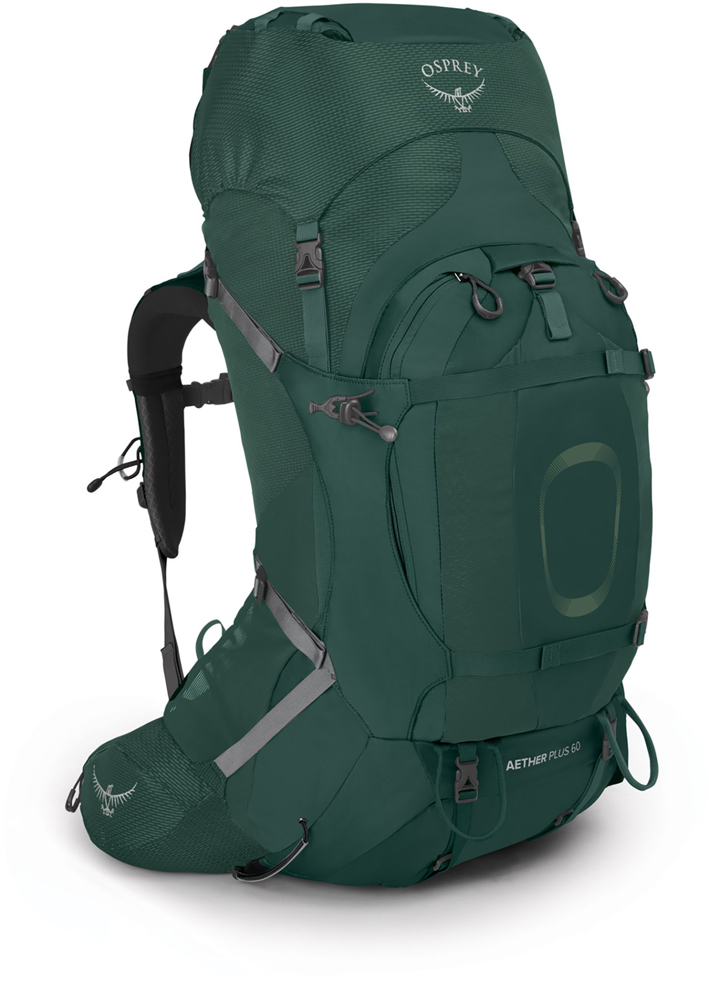 Photos - Backpack Osprey Aether Plus 60 Pack, Men's, Small/Medium, Axo Green 22TRYMTHR60XGRN 