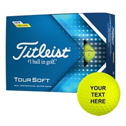 Titleist 2022 Tour Soft Yellow Same Number Personalized Golf Balls