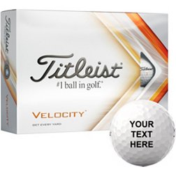 Titleist 2022 Velocity Same Number Personalized Golf Balls