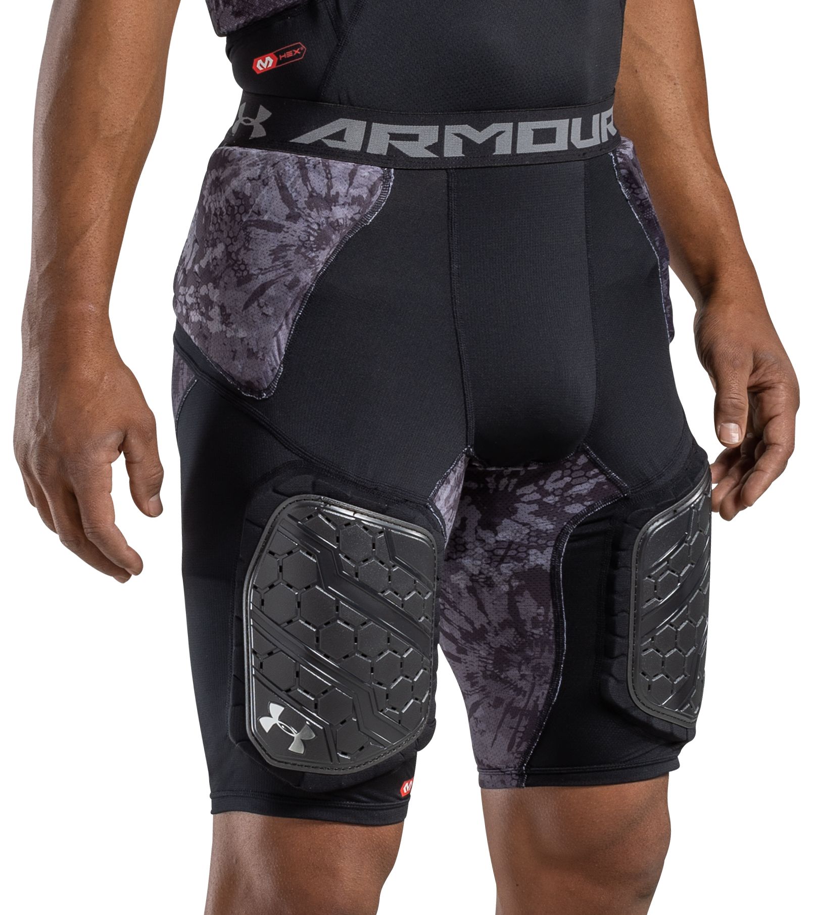 Under Armour Men's Gameday Armour Pro 5-Pad Black Camo Girdle