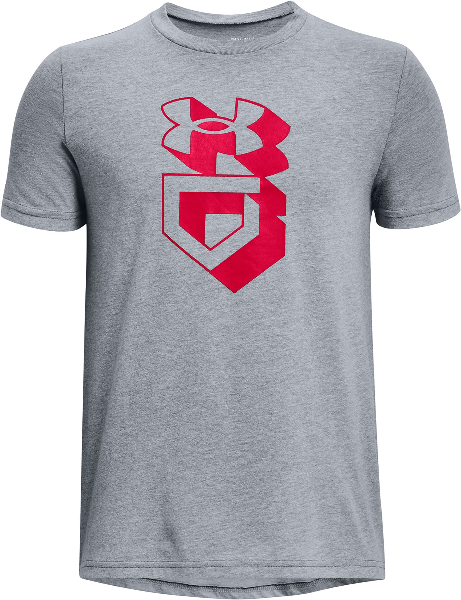 Steel Light Heather/Red