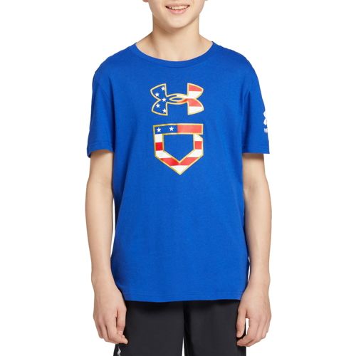 Under Armour Boys' Baseball Drop Shadow Short Sleeve T-Shirt