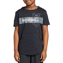 Under Armour Boys' Short Sleeve Hooded Baseball T-Shirt