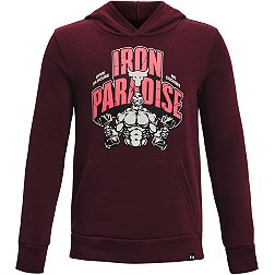 Under Armour Boys' Project Rock Home Gym Rival Hoodie