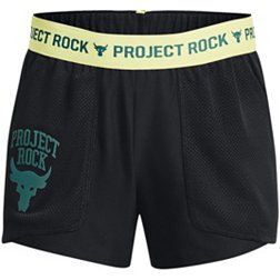 Under Armour Girls' Project Rock Play Up Shorts