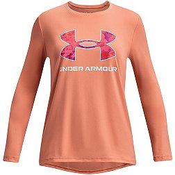 Under Armour Girls' Tech Long Sleeve Big Logo T-Shirt
