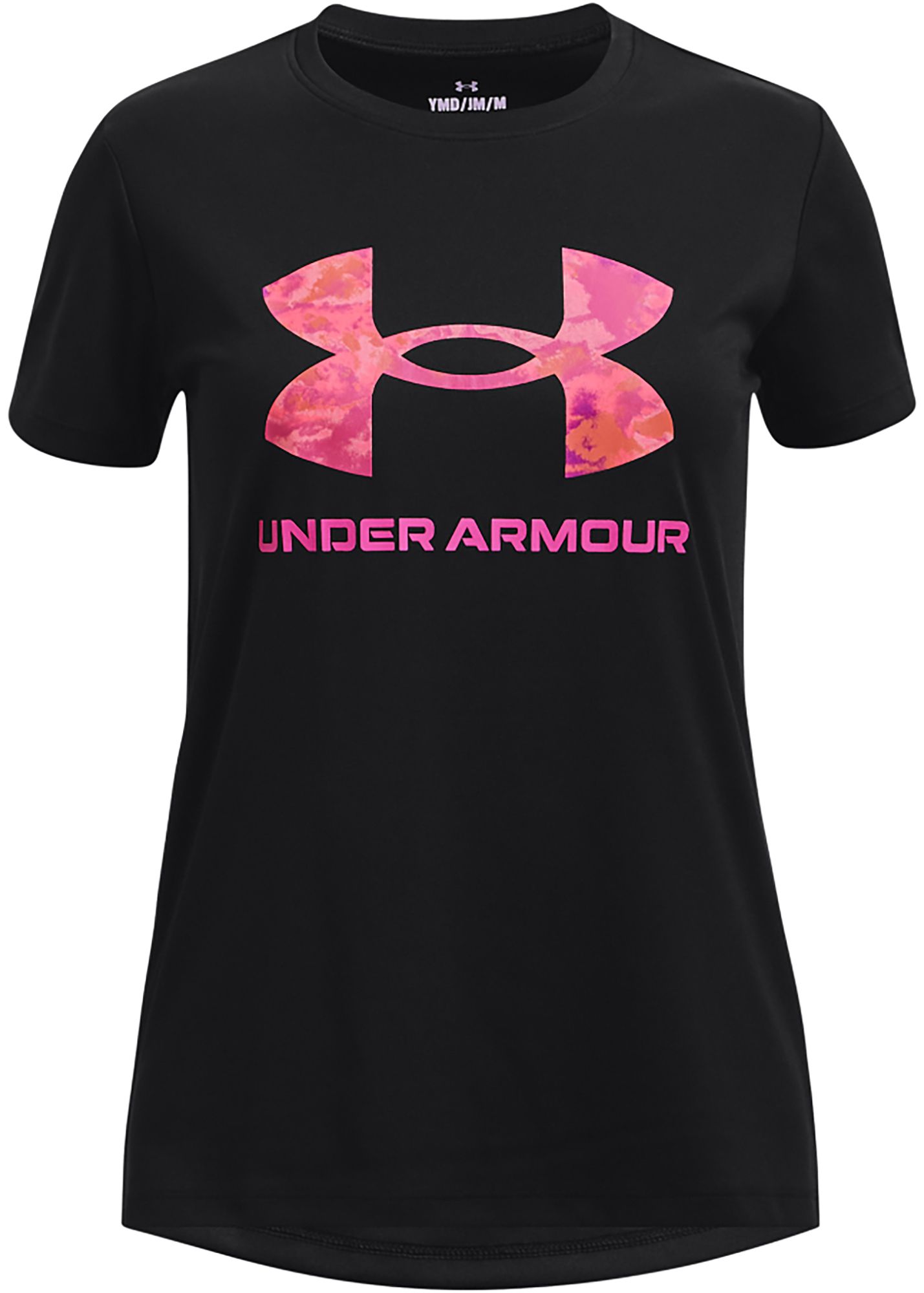 Under Armour Girls' Short Sleeved Tech Print Fill T-Shirt