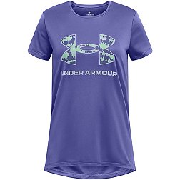 Under Armour Girls' Short Sleeved Tech Print Fill T-Shirt