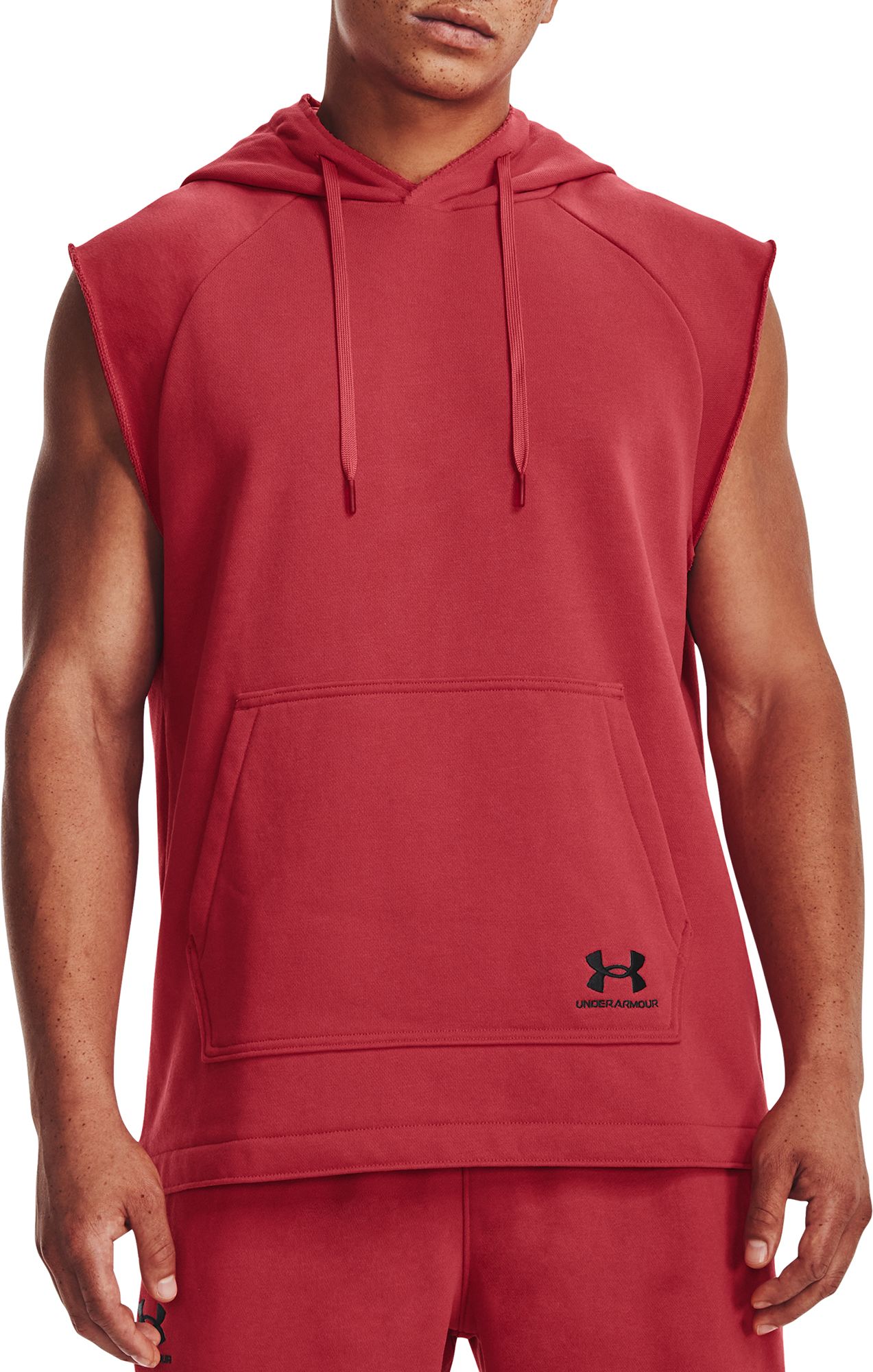 Sleeveless hoodie best sale under armour