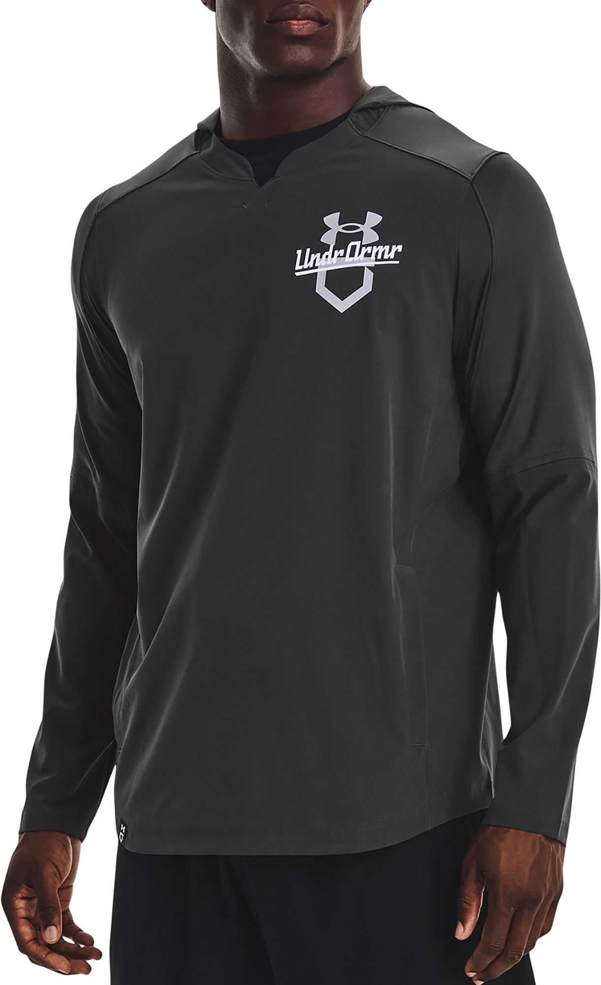 St. Paul Saints Under Armour 2 Batting Cage Short Sleeve Jacket