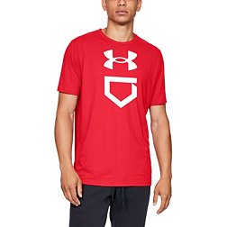 Under Armour Men's Baseball Plate Short Sleeve T-Shirt