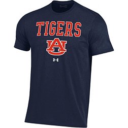 Under Armour Men's Auburn Tigers Navy Performance Cotton T-Shirt