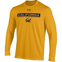 Under Armour Men's Cal Golden Bears Gold Performance Cotton Longsleeve T-Shirt