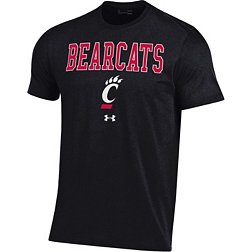 Under Armour Men's Cincinnati Bearcats Black Performance Cotton T-Shirt