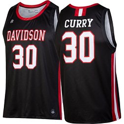 Under Armour Men's Davidson Wildcats Black Steph Curry Replica Basketball Jersey