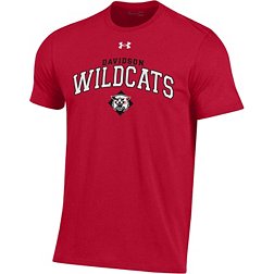Under Armour Men's Davidson Wildcats Red Performance Cotton T-Shirt