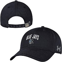 Under Armour Men's Johns Hopkins Blue Jays Black Washed Performance Cotton Adjustable Hat