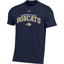Under Armour Men's Montana State Bobcats Blue Performance Cotton T-Shirt