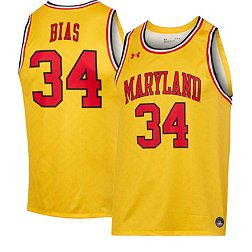 Under Armour Men's Maryland Terrapins Len Bias #34 Gold Replica Basketball Jersey