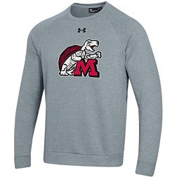 Under Armour Men's Maryland Terrapins Grey All Day Crewneck Sweatshirt