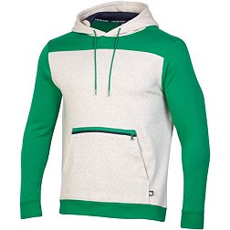 Under Armour Men's Notre Dame Fighting Irish Green and White Iconic Pullover Hoodie