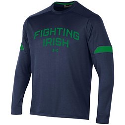 Under Armour Men's Notre Dame Fighting Irish Navy and White Gameday Crewneck Sweatshirt