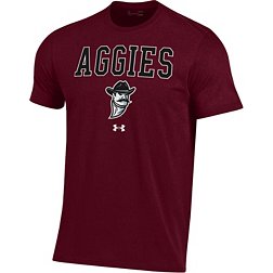 Under Armour Men's New Mexico State Aggies Maroon Performance Cotton T-Shirt