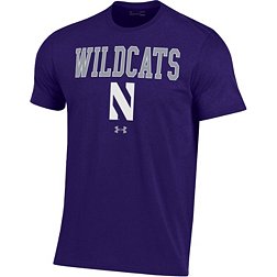 Under Armour Men's Northwestern Wildcats Purple Performance Cotton T-Shirt