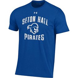 Under Armour Men's Seton Hall Seton Hall Pirates Blue Performance Cotton T-Shirt