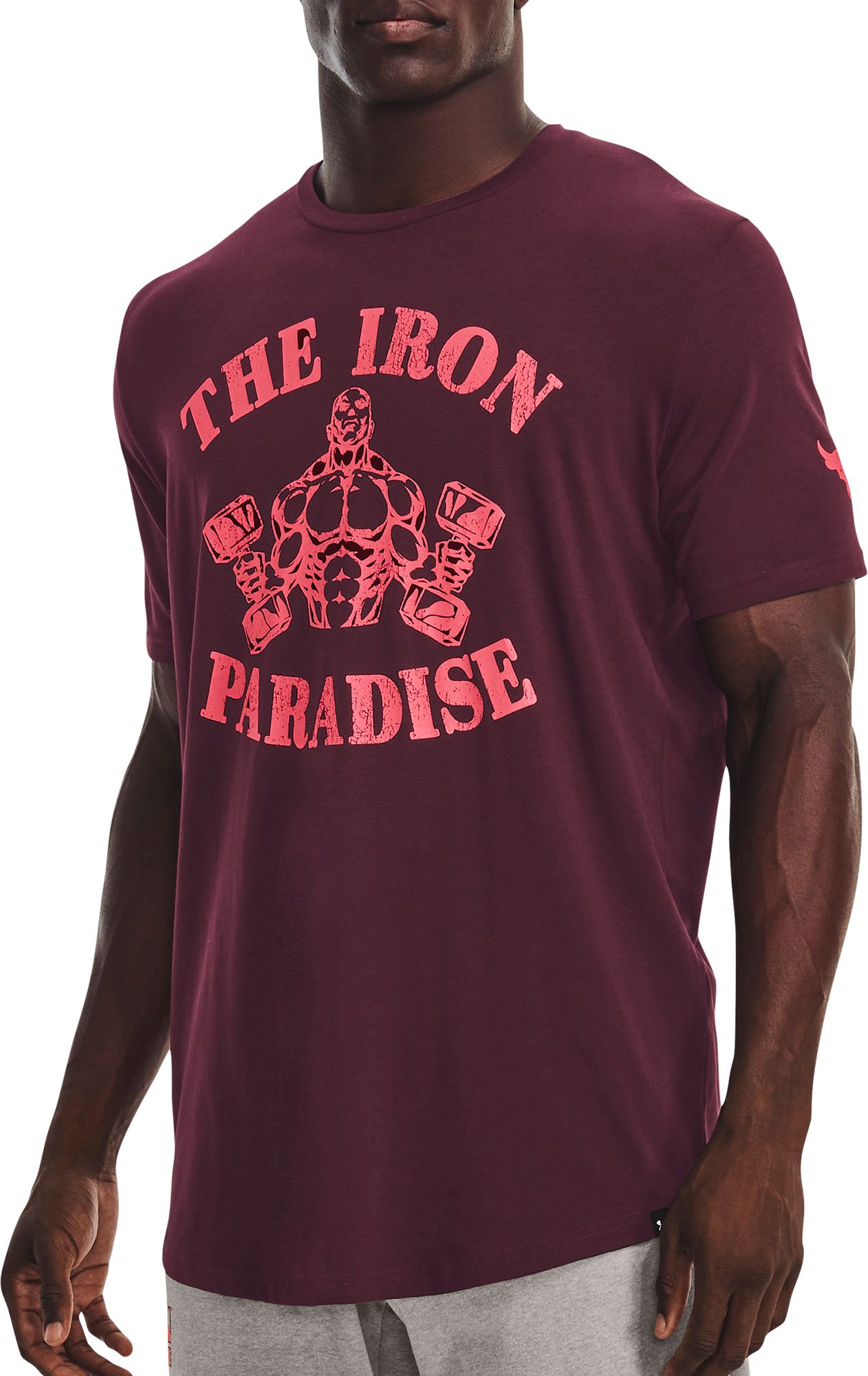 Under Armour Men s Project Rock Iron Paradise Short Sleeve T Shirt