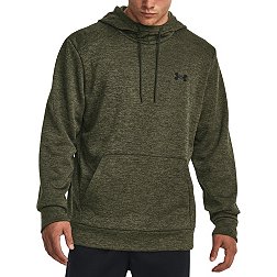 UNDER ARMOUR Boys' Logo Fleece Hoodie - Beta Red & Brushed Gray - Youth  Boys XS