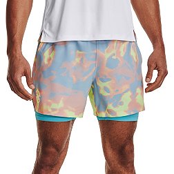 Under Armour Men's Iso-Chill Up The Pace 2-in-1 Printed Shorts
