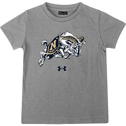 Under Armour Toddler Navy Midshipmen Grey Mascot T-Shirt