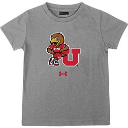 Under Armour Toddler Utah Utes Grey Mascot T-Shirt