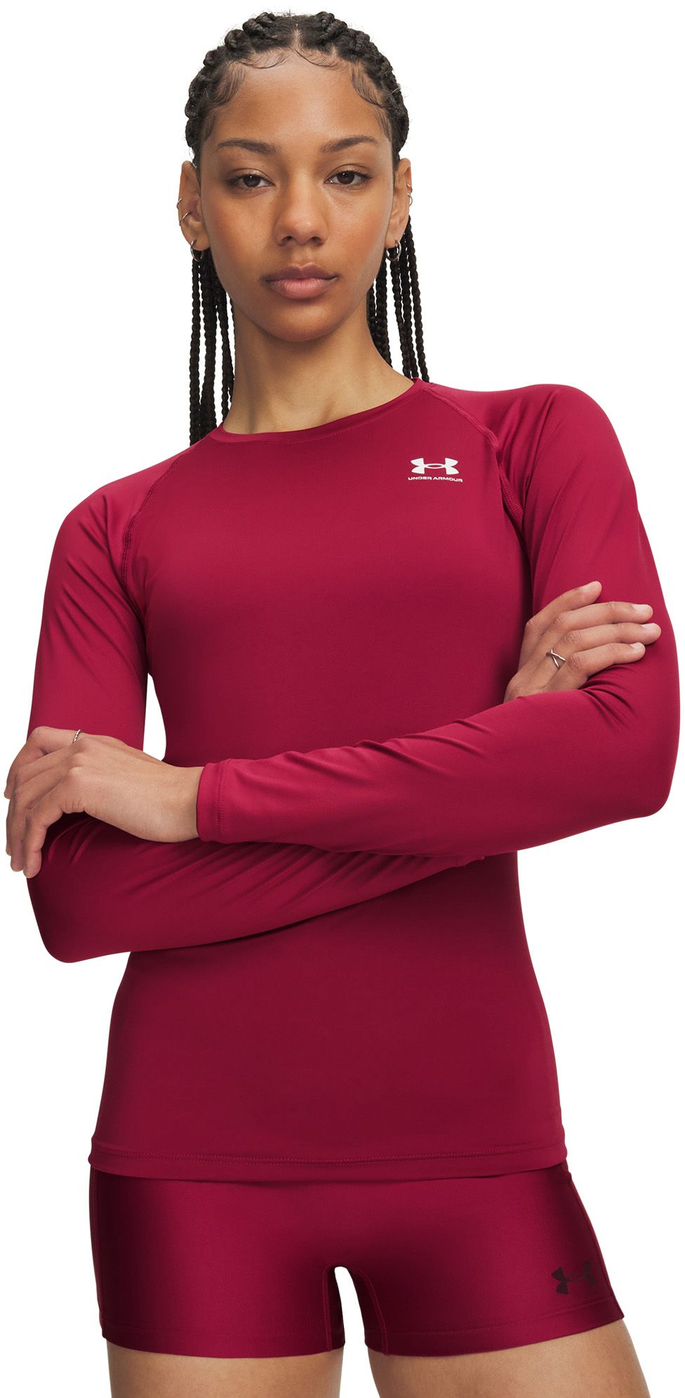 Claret/White